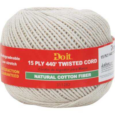 Do it Best 15-Ply x 440 Ft. Natural Twisted Cotton Twine