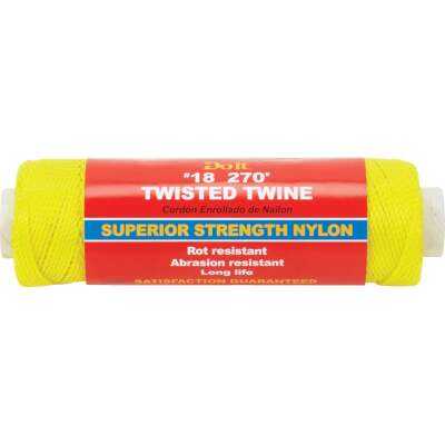Do it Best #18 x 270 Ft. Yellow Nylon Twisted Twine