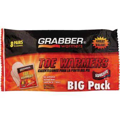 Grabber One Size Fits All Toe Warmer (8-Pack)